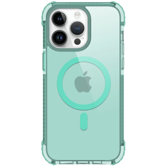 Prodigee Safetee Neo + Mag - Σκληρή Ανθεκτική Ημιδιάφανη Θήκη MagSafe - Apple iPhone 15 Pro Max - Mint