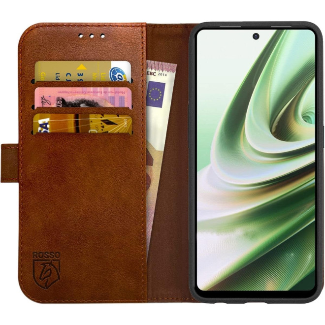 PU Θήκη Πορτοφόλι - OnePlus Nord CE 3 - Rosso Element - Brown