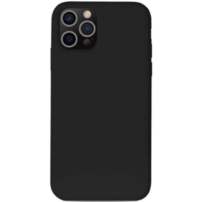 Puro ICON Anti-Microbial - Αντιμικροβιακή Θήκη Σιλικόνης Apple iPhone 13 Pro Max - Black