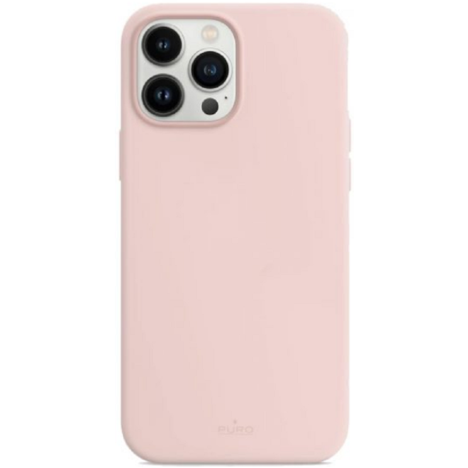 Puro Sky Premium Eco Leather Look - Σκληρή Θήκη Apple iPhone 13 Pro - Rose
