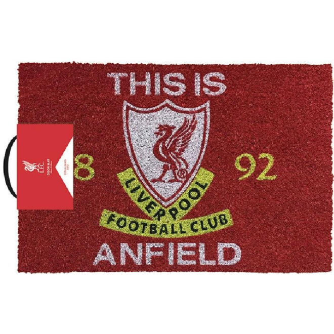 Pyramid Doormat Liverpool FC 1892 - Πατάκι Εισόδου This Is Anfield από Κοκοφοίνικα - 60 x 40 cm