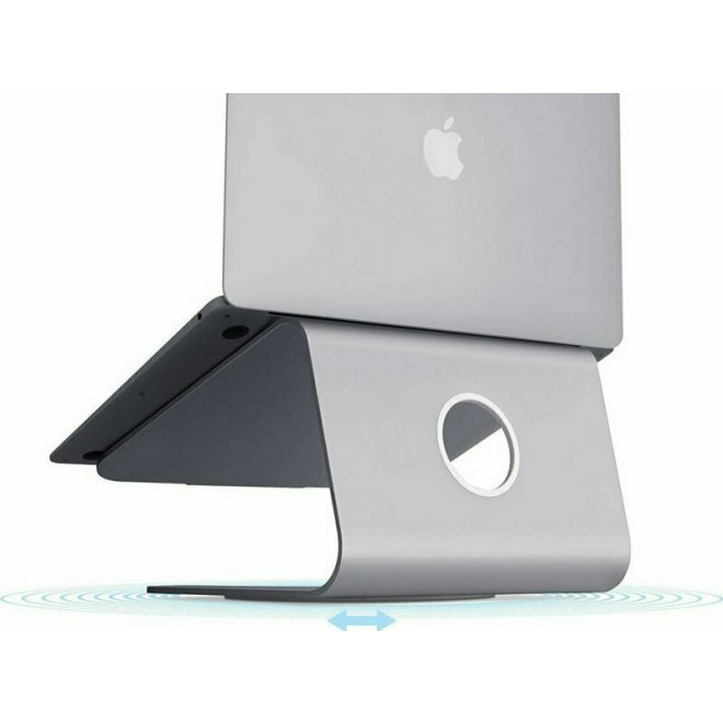 Rain Design mStand 360 - Βάση Αλουμινίου για Laptop έως 17" με Περιστρεφόμενη Βάση - Space Gray