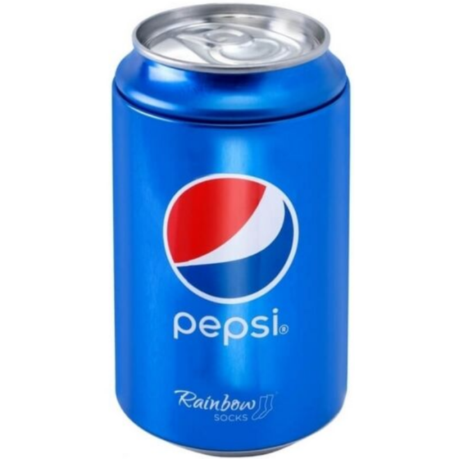 Rainbow Socks / Can Socks - Κουτάκι Pepsi με Κάλτσες Μέχρι τη Γάμπα από Βαμβάκι - Μέγεθος 41-46 - Pepsi Socks