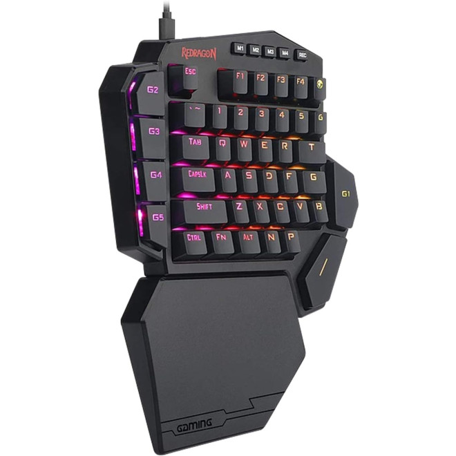 Redragon K585 RGB DITI Mechanical Gaming Keyboard - Ενσύρματο RGB Gaming Μηχανικό Πληκτρολόγιο με Outemu Blue Διακόπτες - US - Black