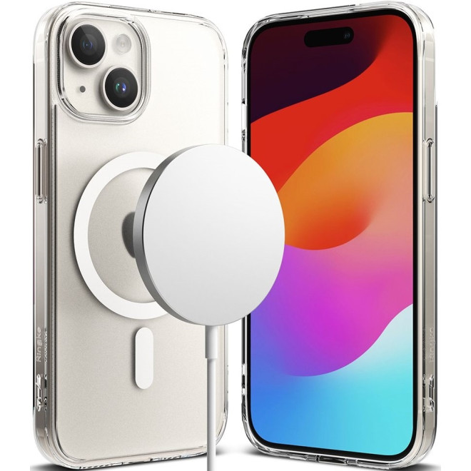 Ringke Fusion Magnetic Θήκη MagSafe Apple iPhone 15 - Matte Clear
