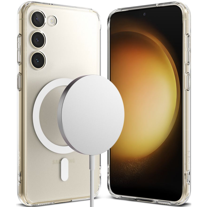 Ringke Fusion Magnetic Θήκη MagSafe Samsung Galaxy S23 Plus - Matte Clear 