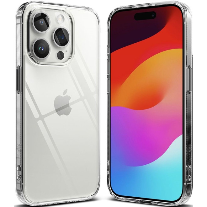 Ringke Fusion Σκληρή Θήκη με TPU Bumper - Apple iPhone 15 Pro Max - Clear