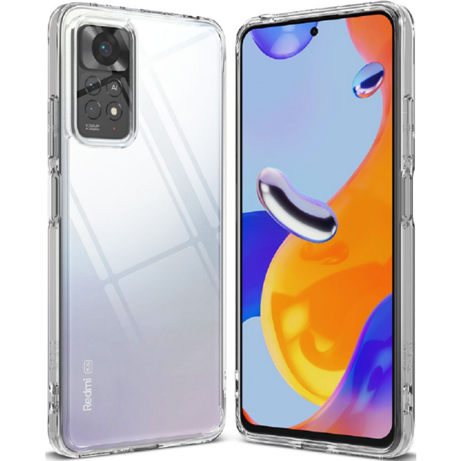 Ringke Fusion Σκληρή Θήκη με TPU Bumper - Xiaomi Redmi Note 11 Pro / Redmi Note 12 Pro 4G - Clear