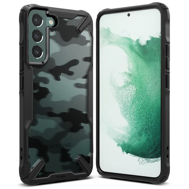 Ringke Fusion X Θήκη - Samsung Galaxy S22 5G - Camo Black