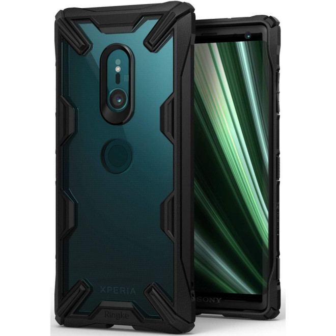 Ringke Fusion-X Θήκη Sony Xperia XZ3 με TPU Bumper - Black