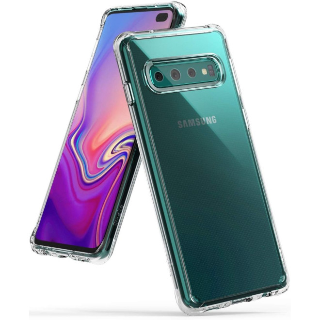 Ringke Fusion Θήκη με TPU Bumper Samsung Galaxy S10 Plus - Clear