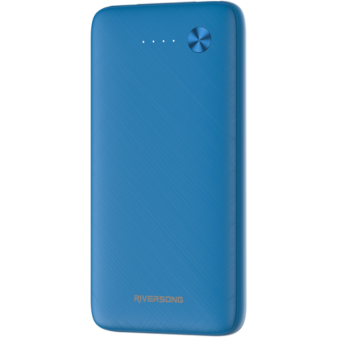 Riversong Horizon 10 PowerBank - Φορητή Μπαταρία Φόρτισης με 2 x USB-A - 10.000mAh - 2.4A - Blue