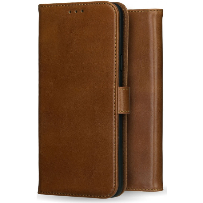 Rosso Deluxe Δερμάτινη Θήκη Πορτοφόλι Samsung Galaxy S23 Plus - Brown