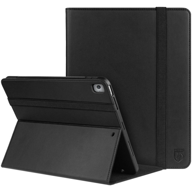 Rosso Element PU Θήκη Apple iPad Air 3rd Gen 2019 / Pro 10.5" 2017 με Υποδοχή Apple Pencil - Black