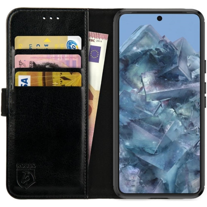 Rosso Element PU Θήκη Πορτοφόλι Google Pixel 8 Pro - Black 