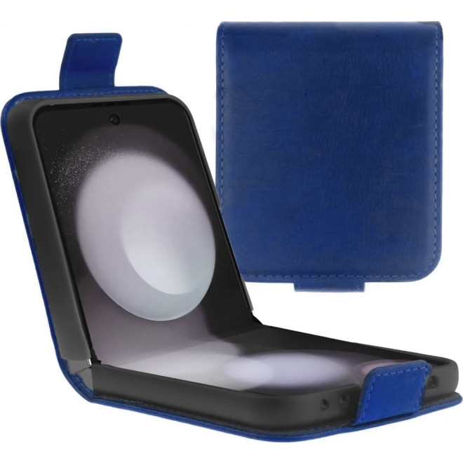 Rosso Element PU Θήκη Πορτοφόλι Samsung Galaxy Z Flip5 - Blue