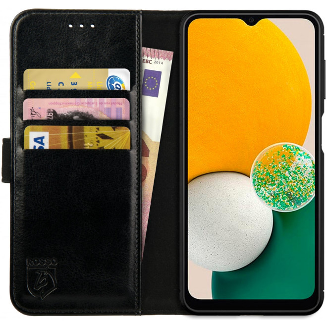Rosso Element PU Θήκη Πορτοφόλι Samsung Galaxy A13 5G - Black