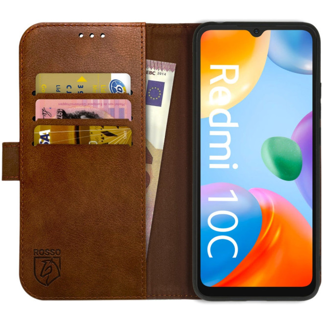 rosso-element-pu-thiki-portofoli-xiaomi-redmi-10-c-brown