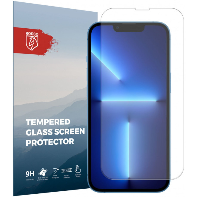 Rosso Tempered Glass - Αντιχαρακτικό Προστατευτικό Γυαλί Οθόνης iPhone 13 Pro Max - Clear