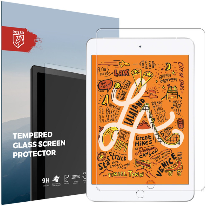 Rosso Tempered Glass - Αντιχαρακτικό Προστατευτικό Γυαλί Οθόνης Apple iPad mini 5 2019 / mini 4 2015 - Clear