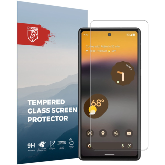 Rosso Tempered Glass - Αντιχαρακτικό Προστατευτικό Γυαλί Οθόνης Google Pixel 6a - Clear