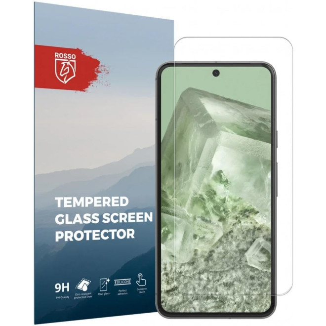 Rosso Tempered Glass - Αντιχαρακτικό Προστατευτικό Γυαλί Οθόνης Google Pixel 8 - Clear