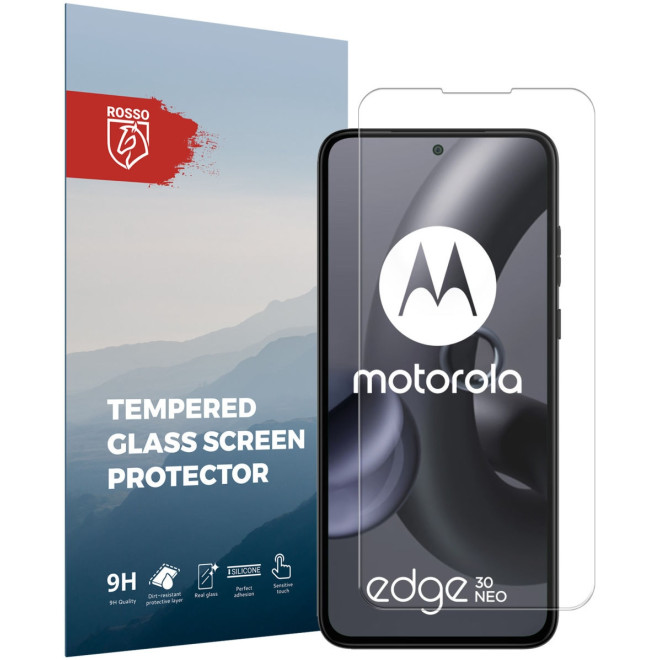 Rosso Tempered Glass - Αντιχαρακτικό Προστατευτικό Γυαλί Οθόνης Motorola Edge 30 Neo - Clear