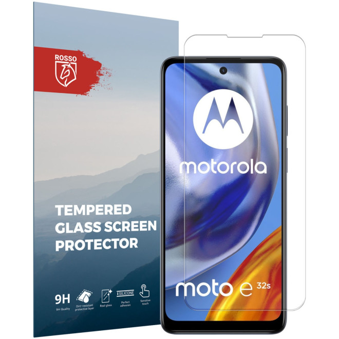 Rosso Tempered Glass - Αντιχαρακτικό Προστατευτικό Γυαλί Οθόνης Motorola Moto E32s - Clear