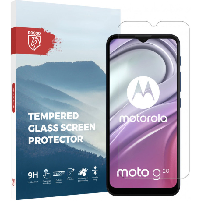 Rosso Tempered Glass - Αντιχαρακτικό Προστατευτικό Γυαλί Οθόνης Motorola Moto G30 / G20 / G10 - Clear