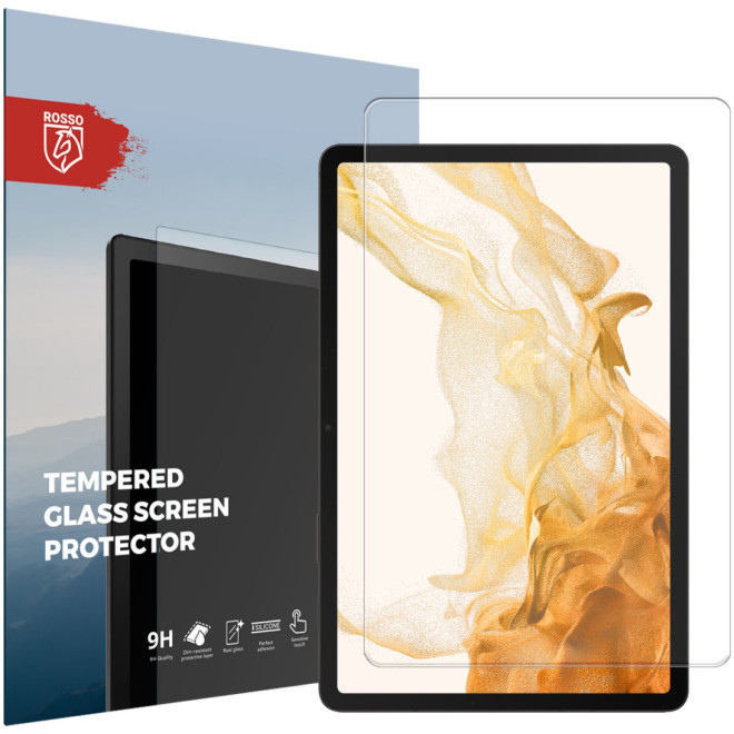 Rosso Tempered Glass - Αντιχαρακτικό Προστατευτικό Γυαλί Οθόνης Samsung Galaxy Tab S8 Plus / S7 Plus 12.4" - Clear