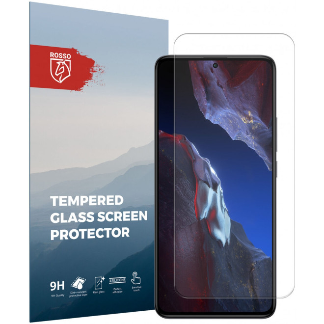 Rosso Tempered Glass - Αντιχαρακτικό Προστατευτικό Γυαλί Οθόνης Xiaomi Poco F5 Pro - Clear