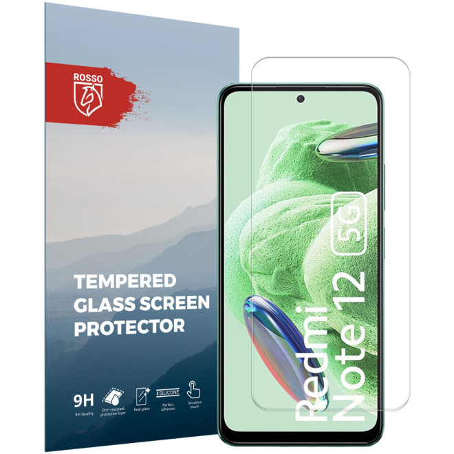 Rosso Tempered Glass - Αντιχαρακτικό Προστατευτικό Γυαλί Οθόνης Xiaomi Redmi Note 12 / Poco X5 - Clear