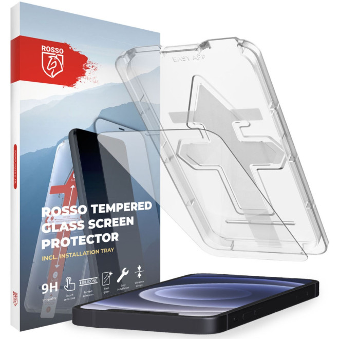 Rosso Tempered Glass - Αντιχαρακτικό Προστατευτικό Γυαλί Οθόνης Apple iPhone 12 / 12 Pro