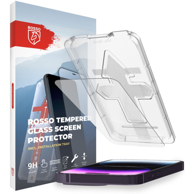 Rosso Tempered Glass - Αντιχαρακτικό Προστατευτικό Γυαλί Οθόνης Apple iPhone 14 Pro