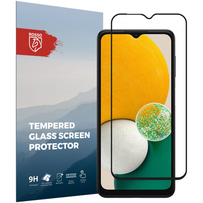 Rosso Tempered Glass - FullFace Αντιχαρακτικό Προστατευτικό Γυαλί Οθόνης Samsung Galaxy A13 5G - Black