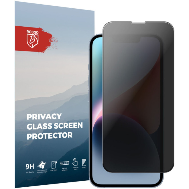 Rosso Tempered Glass Privacy - Αντιχαρακτικό Γυαλί Προστασίας Απορρήτου Οθόνης Apple iPhone 14