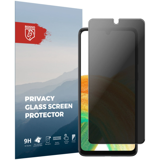 Rosso Tempered Glass Privacy - Αντιχαρακτικό Γυαλί Προστασίας Απορρήτου Οθόνης Samsung Galaxy A33 5G