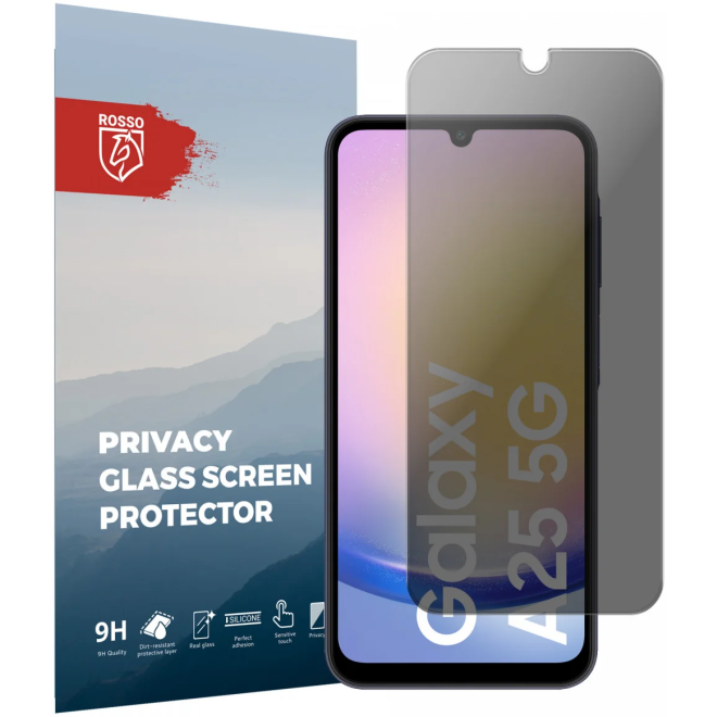 Rosso Tempered Glass Privacy - Αντιχαρακτικό Γυαλί Προστασίας Απορρήτου Οθόνης Samsung Galaxy A25