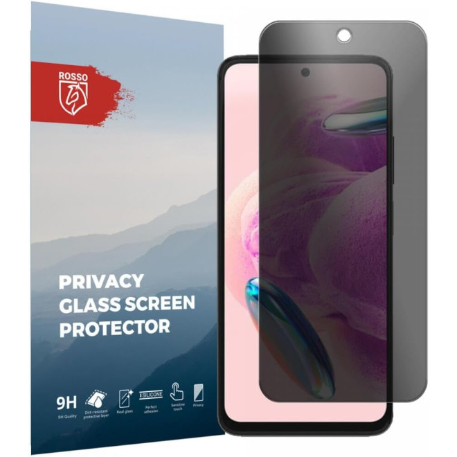 Rosso Tempered Glass Privacy - Αντιχαρακτικό Γυαλί Προστασίας Απορρήτου Οθόνης Xiaomi Redmi Note 12S