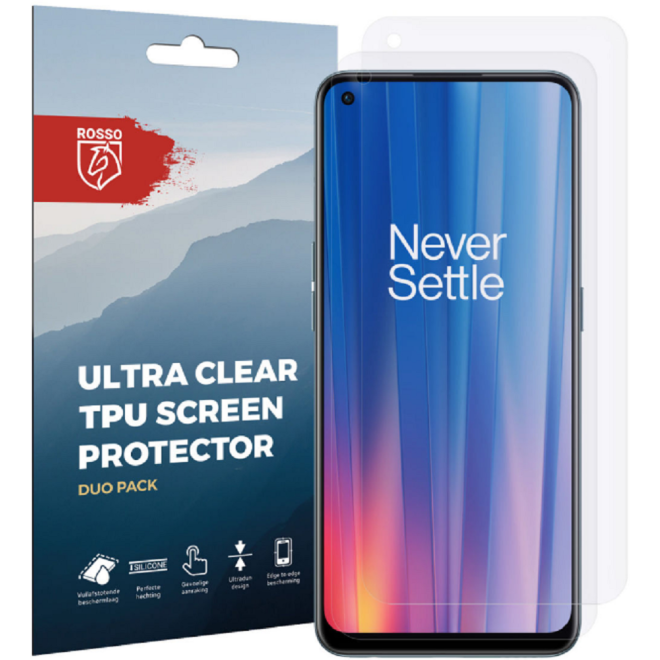 Rosso Ultra Clear Screen Protector - Μεμβράνη Προστασίας Οθόνης - OnePlus Nord CE 2 5G - 2 Τεμάχια