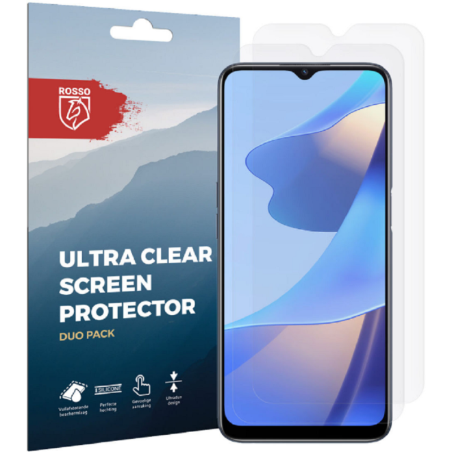 Rosso Ultra Clear Screen Protector - Μεμβράνη Προστασίας Οθόνης - Oppo A16 / A16s / A54s - 2 Τεμάχια