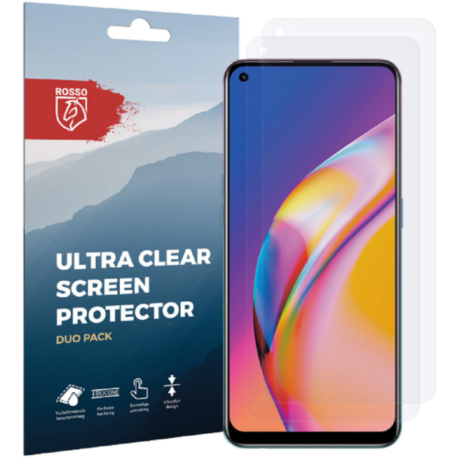 Rosso Ultra Clear Screen Protector - Μεμβράνη Προστασίας Οθόνης - Oppo Reno5 Lite - 2 Τεμάχια