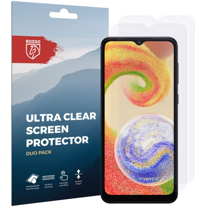 Rosso Ultra Clear Screen Protector - Μεμβράνη Προστασίας Οθόνης - Samsung Galaxy A04 - 2 Τεμάχια