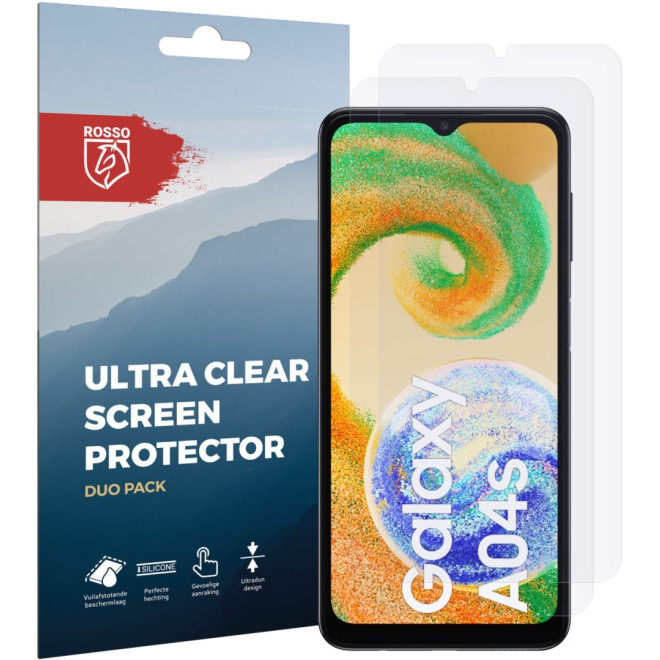 Rosso Ultra Clear Screen Protector - Μεμβράνη Προστασίας Οθόνης - Samsung Galaxy A04s - 2 Τεμάχια