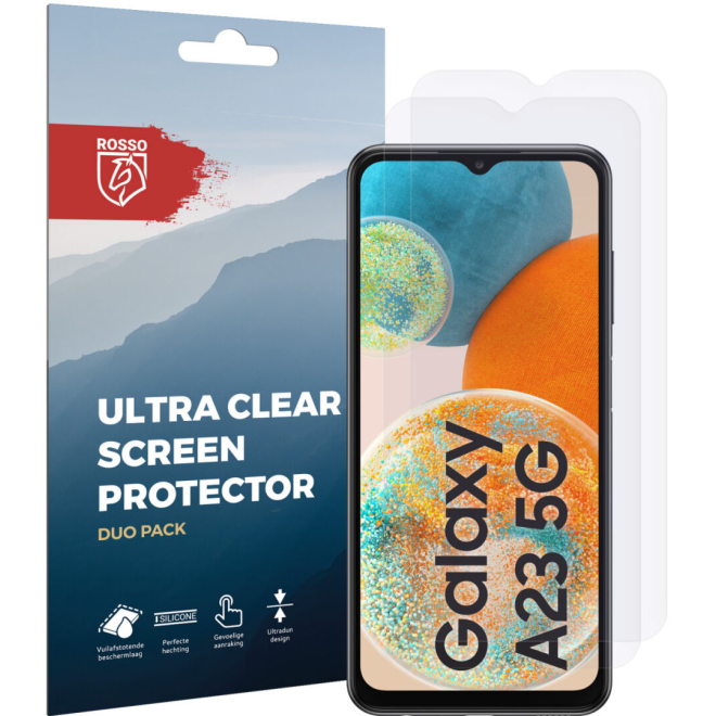 Rosso Ultra Clear Screen Protector - Μεμβράνη Προστασίας Οθόνης - Samsung Galaxy A23 / M23 - 2 Τεμάχια