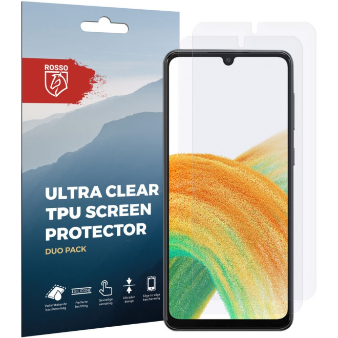 Rosso Ultra Clear Screen Protector - Μεμβράνη Προστασίας Οθόνης - Samsung Galaxy A33 5G - 2 Τεμάχια