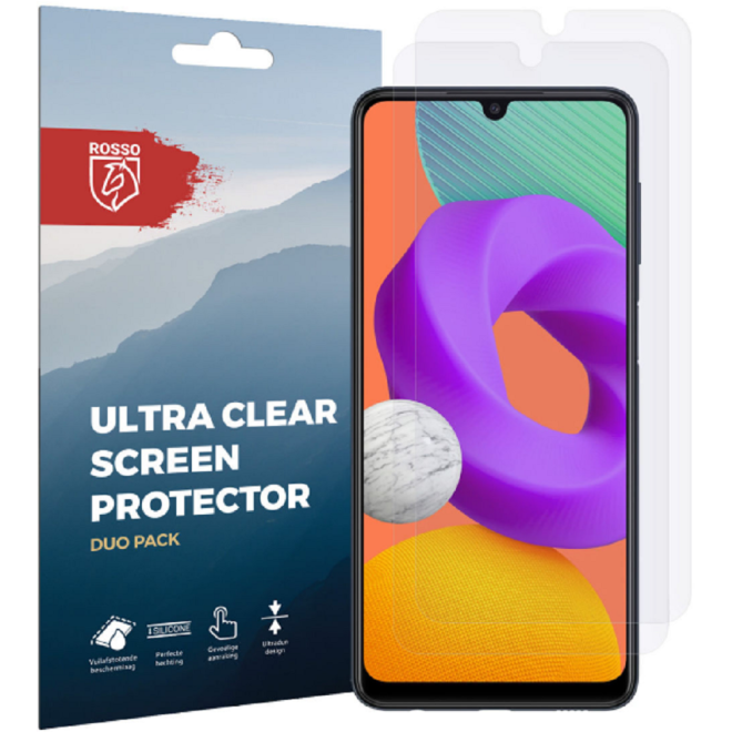 Rosso Ultra Clear Screen Protector - Μεμβράνη Προστασίας Οθόνης - Samsung Galaxy M22 4G / A22 4G - 2 Τεμάχια