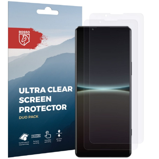 Rosso Ultra Clear Screen Protector - Μεμβράνη Προστασίας Οθόνης - Sony Xperia 5 IV - 2 Τεμάχια