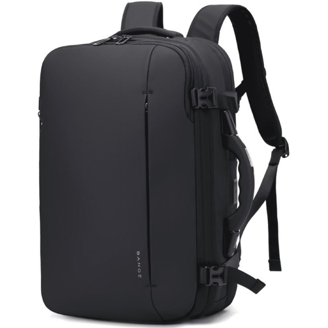Σακίδιο Πλάτης / Backpack Bange 1909-8 για Laptop έως 17.3" / Vacuum με TSA Lock & Ζυγαρία / Επεκτάσιμο 20L έως 36L Black