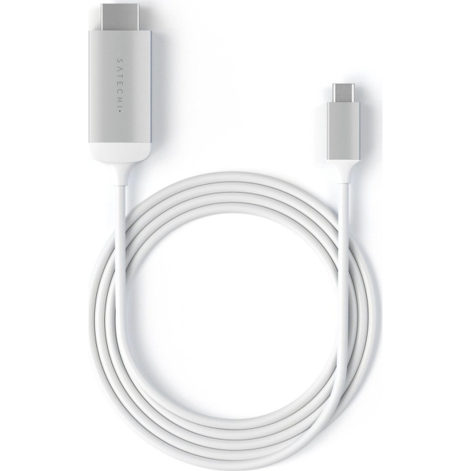 Satechi Καλώδιο Type-C (male) σε HDMI 4K 60Hz (male) - 180cm - Silver